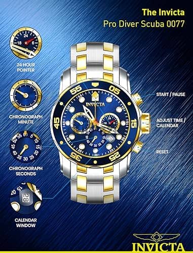 THE INVICTA PRO DRIVER SCUBA 0077 5