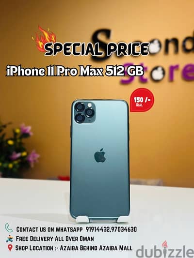 iPhone 11 Pro Max 512GB -Good condition -