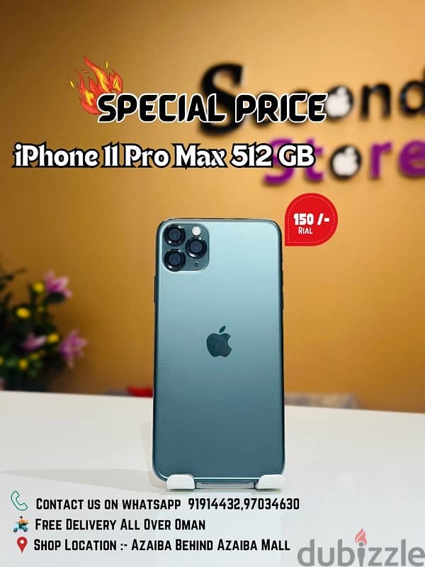 iPhone 11 Pro Max 512GB -Good condition - 0