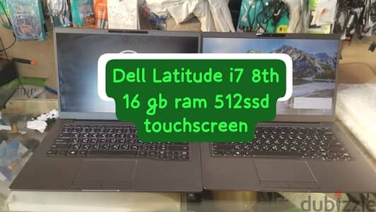 dell i7 8th gen 16gb ram 512ssd touchscreen