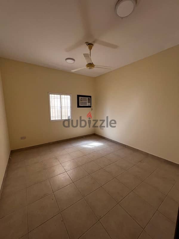 1 BHK with 2 toilets ac’s in living and bedroom 3