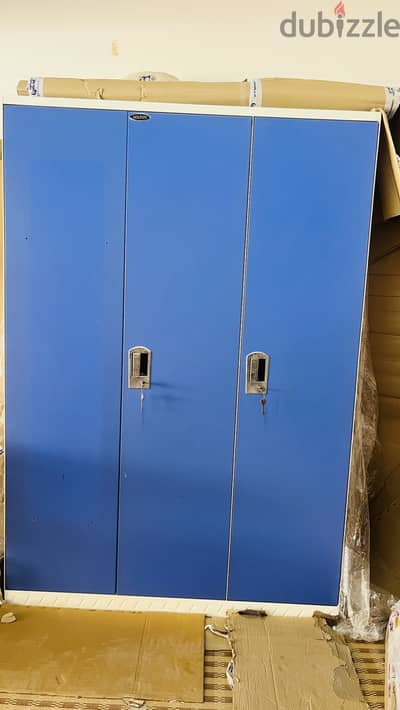 Milton Original Steel Wardrobe with 3 doors