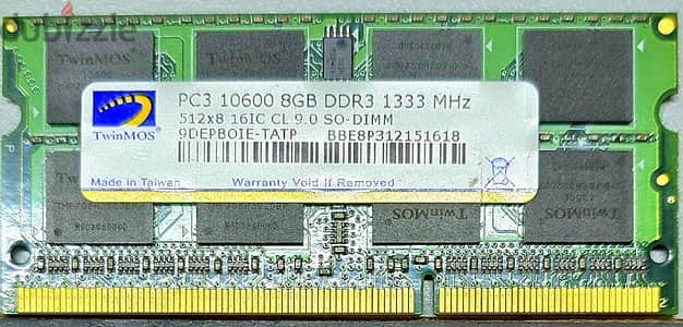 Laptop ram 8gb