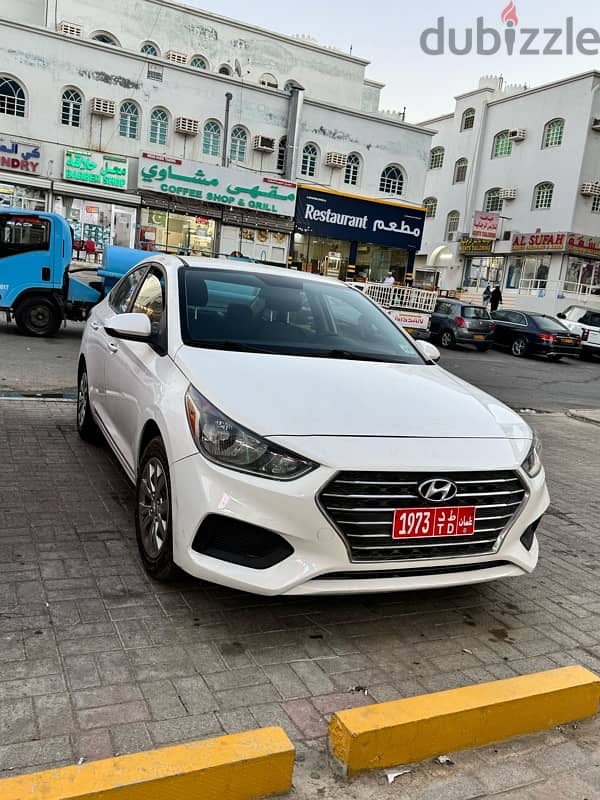 Hyundai Accent 2020 Model For Rent in Good condition 1