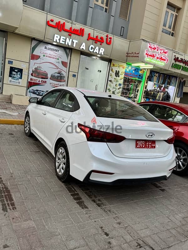 Hyundai Accent 2020 Model For Rent in Good condition 3