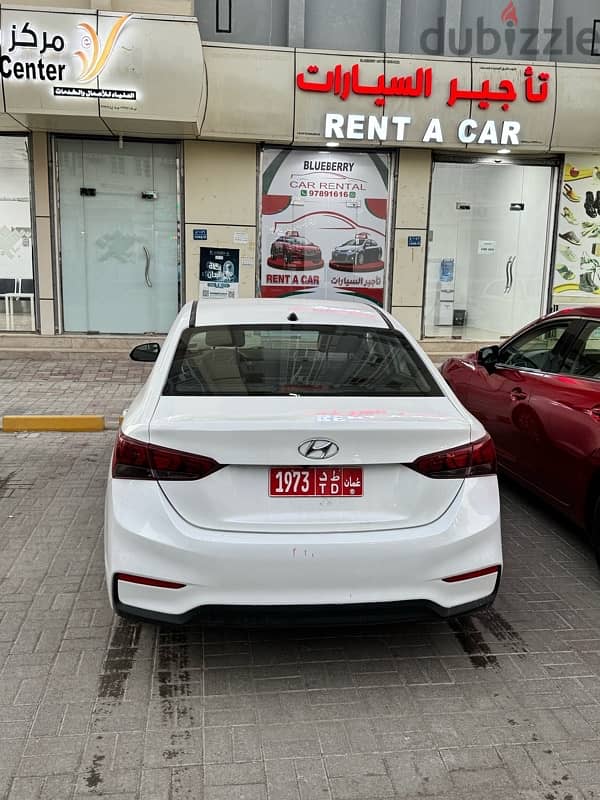 Hyundai Accent 2020 Model For Rent in Good condition 6