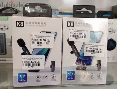 K8 Wireless Microphone Mix iPhone Type C