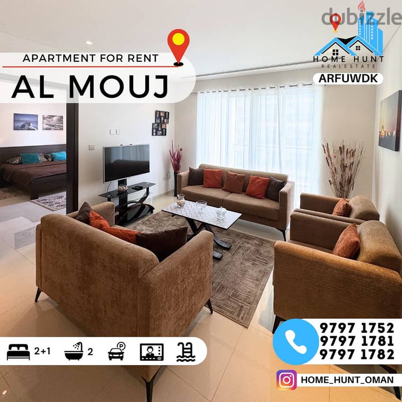 AL MOUJ | FULLY FURNISHED 2+1 BHK BEAUTIFUL APARTMENT 0