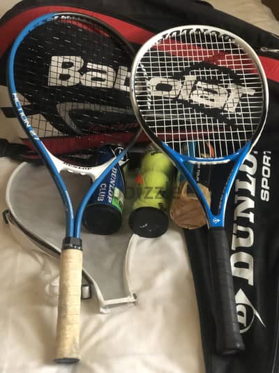 2 Dunlop rackets