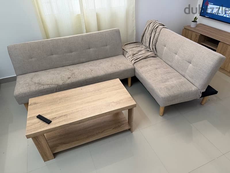 sofa, coffee table, tv table 1