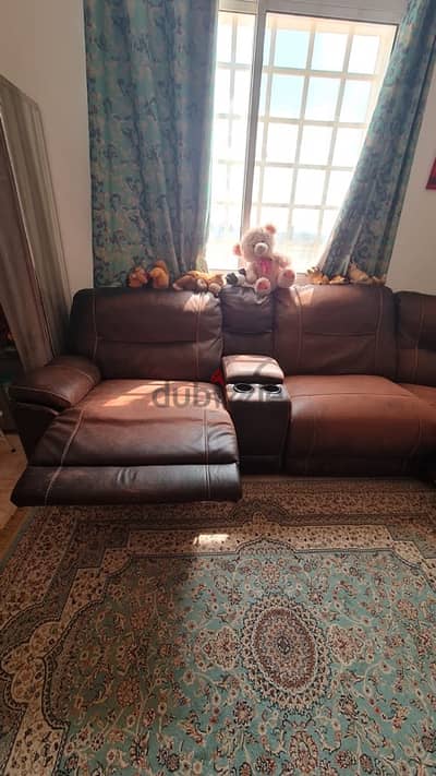 L Shape Sofa cum Recliner