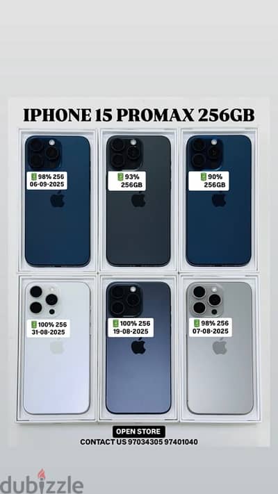 iphone 15 promax 256gb excellent condition