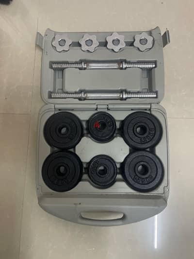 Dumbbell set 12kg