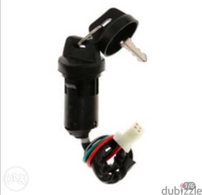 Ignition switch with key,