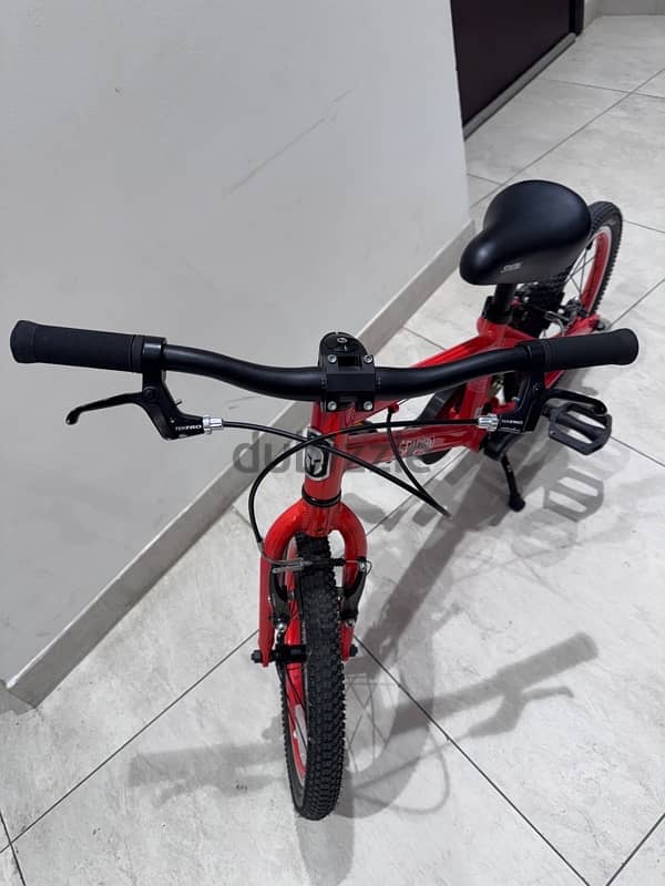 kids bike bicycle red spartan tektro 2