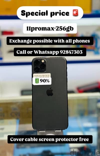 iPhone 11promax 256gb 90% battery clean excellent condition