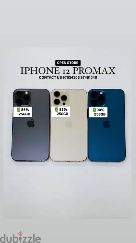 iphone 12 promax 256gb excellent condition 0