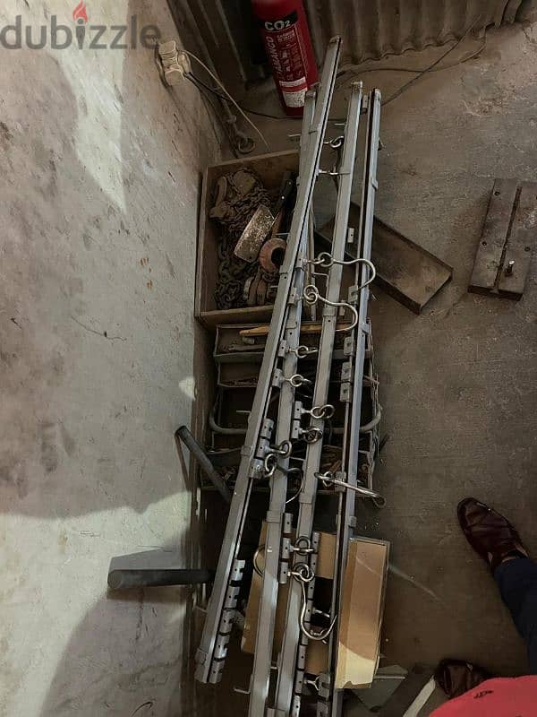 Butchery Rod with 24 meat hooks, heavy duty . FOR SALE . 1