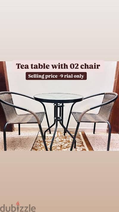 Tea Table with 2 chairs