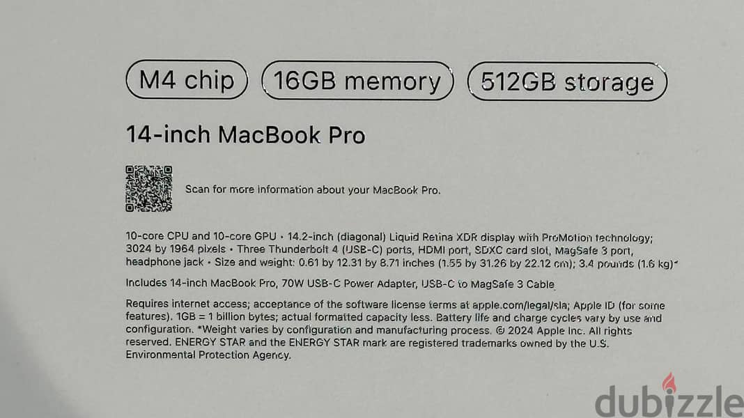 Brand new MacBook Pro M4 1