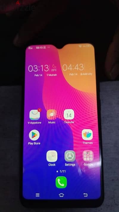 vivo y93 mobile fresh condition 3/32 arjent sell