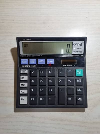 ORPAT OT-512GT PROFESSIONAL CALCULATOR