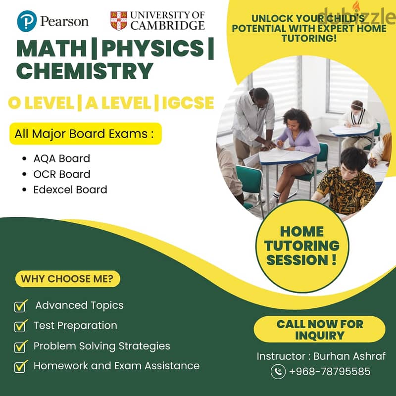 SECONDARY TEACH  MATHMETICS PHYSICS CHEMISTRY OLEVELS. IGCSE. ALEVELS 7