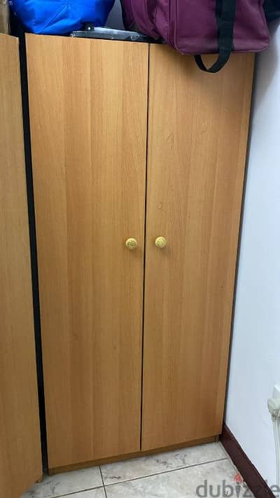 wooden cupboards