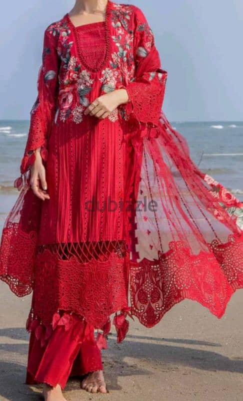 Three piece pakistani brand new design Eid collection 14