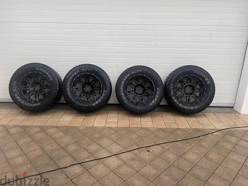 Tires and Rims for sale- 20”x 35” Tires. 20” Aluminium Rims. 0