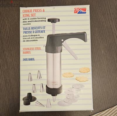 Cookie press & icing set