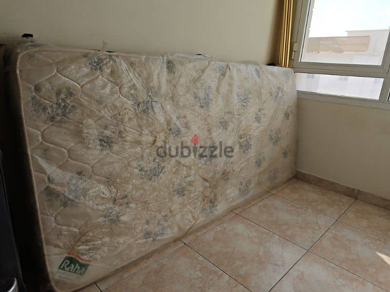 2 nos. of Raha single bed mattress for sale along with single bed cot 3