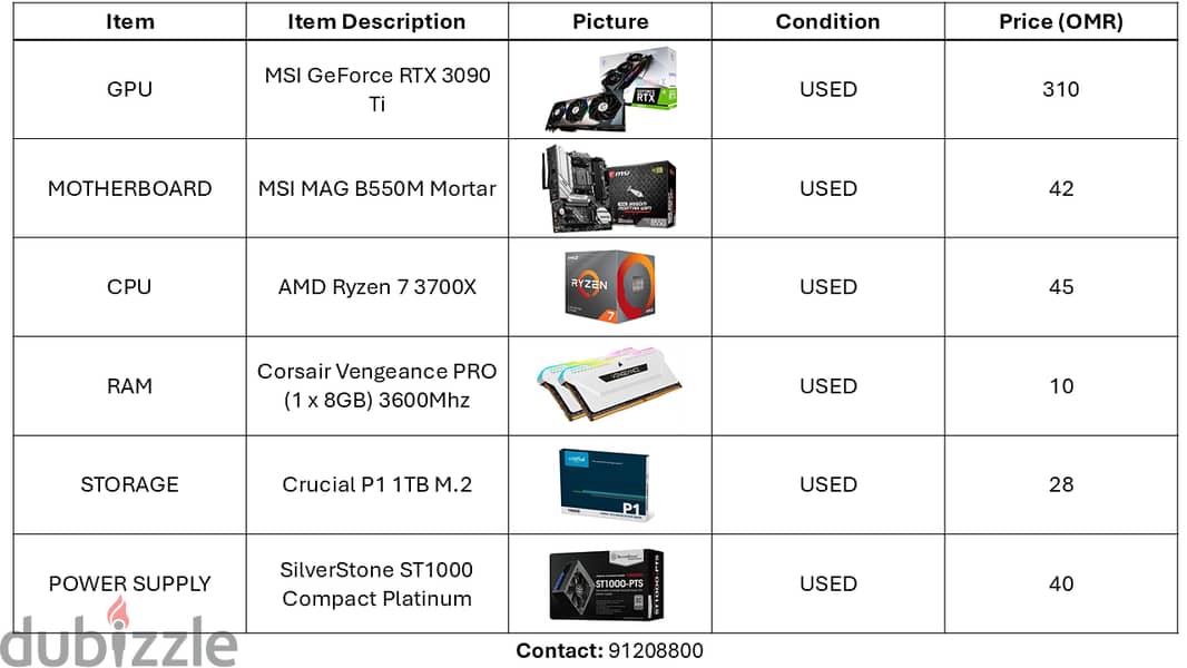 MSI 3090 Ti Gaming PC Parts for Sale 0