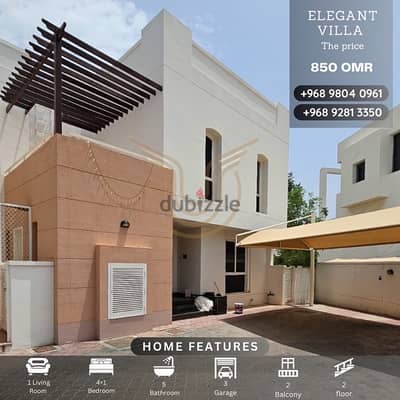 AL QURUM | LUXURIOUS 4+1 BR VILLA FOR RENT