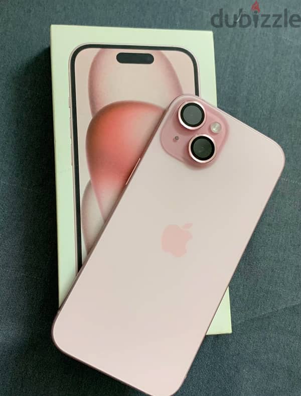 iphone 15 color pink (good condition) 1