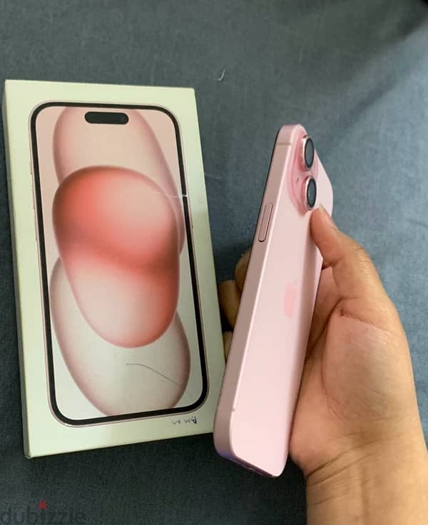 iphone 15 color pink (good condition) 3