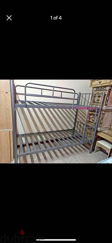 bunk bed & steel coat