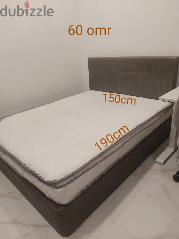 custom made bed / سرير مع مرتبة 0