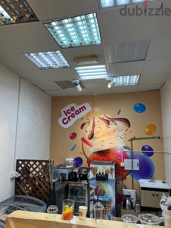 sweet and ice cream shop for sale very cheap 1