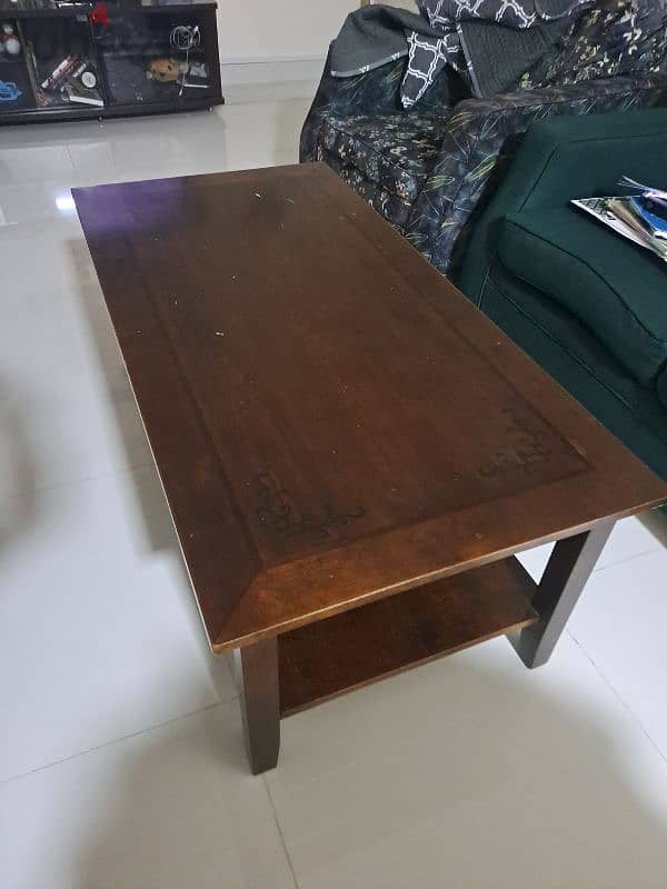 Wooden Brown Tea Table For Sale @ 15 Rials 1