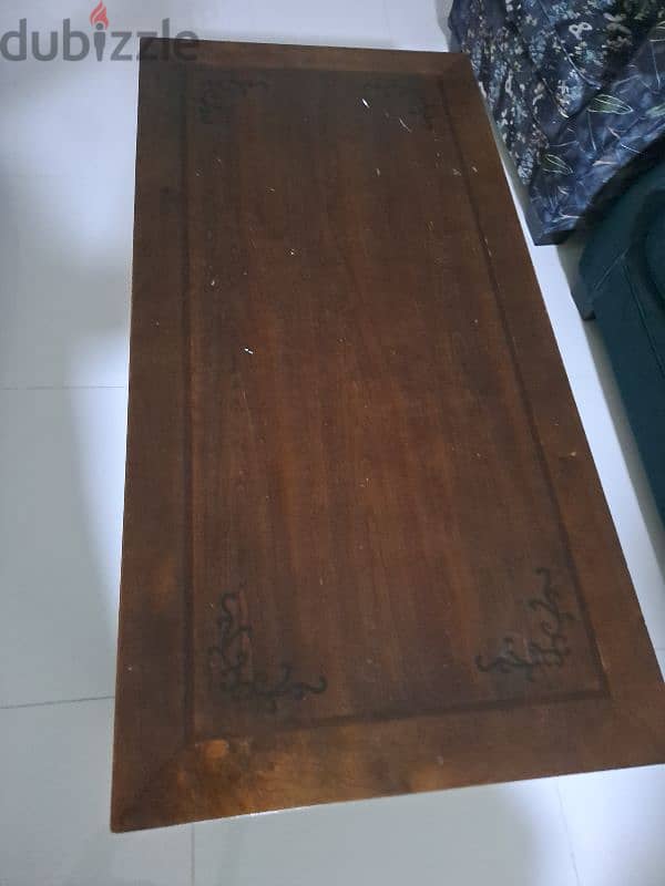 Wooden Brown Tea Table For Sale @ 15 Rials 2