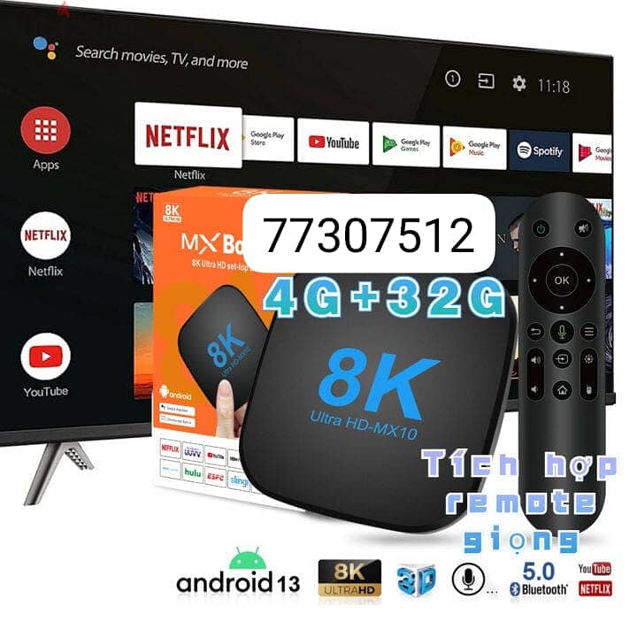 New Tv Box with one Year subscription 0