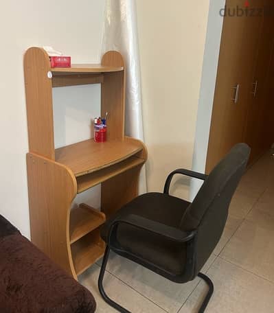 Desk and chair