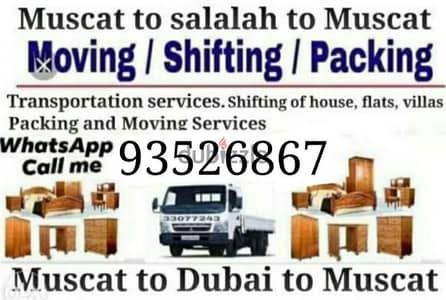 Muscat Movers House shifting office Villa store transport service all