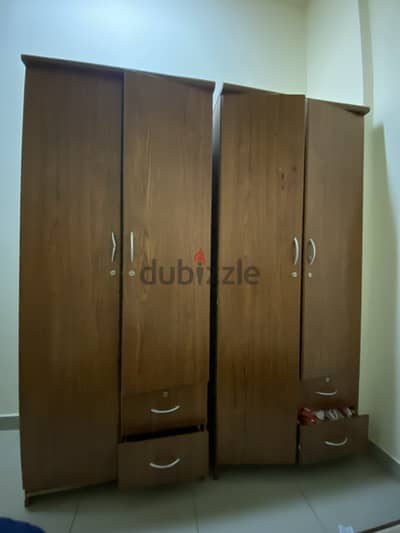 Wooden  Cupboards/wardrobe - 3 no's