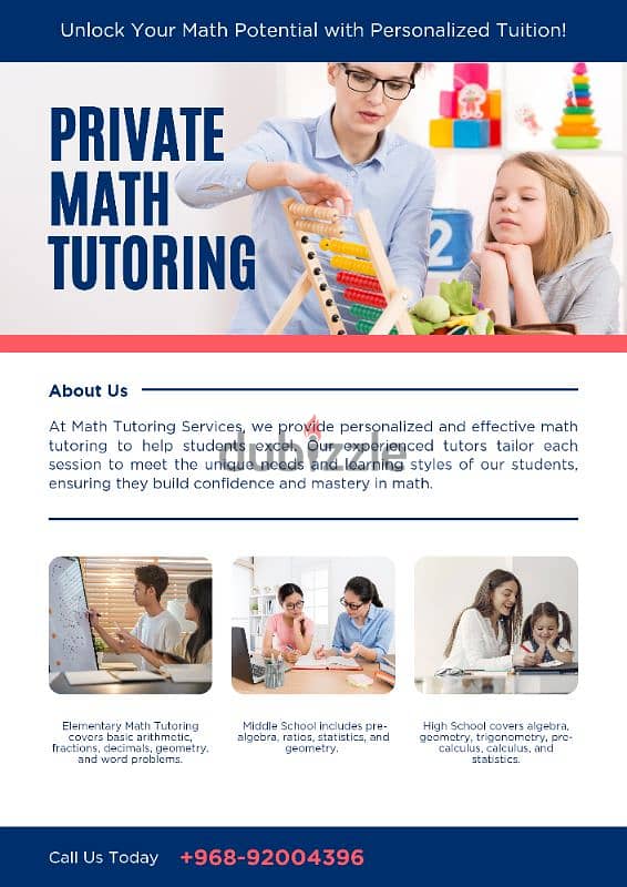 Mathematics coaching available for all grades 5