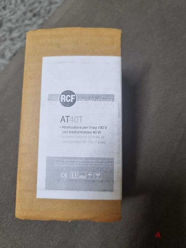 RCF AT40T transformer Attenuator 0