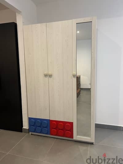 Blocks 3-Door Wardrobe