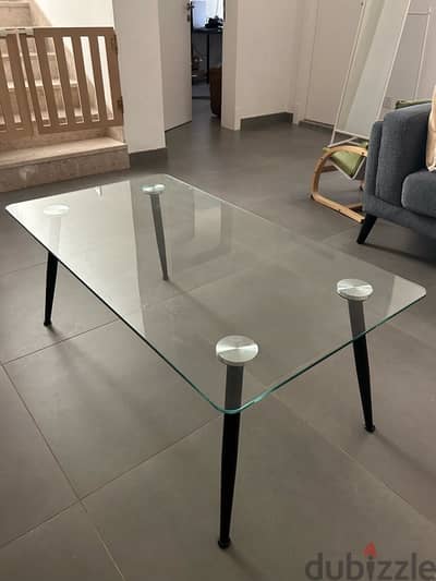 Glass Top Coffee Table