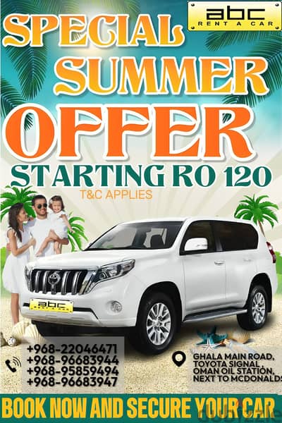 SUMMER SPECIAL OFFER